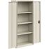 Hirsh 5 Shelf Metal Bookcase 72" H Putty