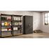Hirsh 5 Shelf Metal Bookcase 72" H Light Gray