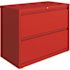 Hirsh 6 Shelf Metal Bookcase 82" H Light Gray