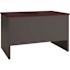 Hirsh Executive Office Modular Dbl Pedestal File Desk 36" Dx72" W Char/mahogany