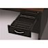 Hirsh Executive Office Modular Dbl Pedestal File Desk 30" Dx60" W Char/mahogany