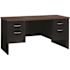 Hirsh Executive Modular Right-Hand Sngl Pedestal Desk 30" Dx48" W Char/mahogany