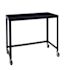 Hirsh Ready-To-assemble 48-Inch Wide Mobile Metal Desk For Home Office Black