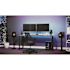 Hirsh 30"dx60"w Mobile Double Pedestal File Desk Rnd Crnr T-Mold Platinum/white