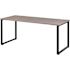 Hirsh 30"dx60"w Mobile Double Pedestal File Desk Rnd Crnr T-Mold Platinum/white
