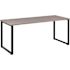 Hirsh 72" W X 30" D Open Desk For Commercial Office/home Office Black/gray Elm