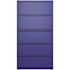 Hirsh 36" Wide 2 Drawer Metal Lateral File Cabinet Letter/legal/a4 Classic Blue