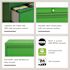 Hirsh 36" Wide 2 Drwr Metal Lateral File Cabinet Letter/legal/a4 Screamin' Green