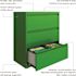Hirsh 36" Wide 2 Drwr Metal Lateral File Cabinet Letter/legal/a4 Screamin' Green