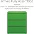 Hirsh 36" Wide 2 Drwr Metal Lateral File Cabinet Letter/legal/a4 Screamin' Green
