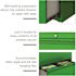 Hirsh 36" Wide 2 Drwr Metal Lateral File Cabinet Letter/legal/a4 Screamin' Green