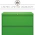 Hirsh 36" Wide 2 Drwr Metal Lateral File Cabinet Letter/legal/a4 Screamin' Green