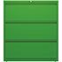 Hirsh 36" Wide 2 Drwr Metal Lateral File Cabinet Letter/legal/a4 Screamin' Green