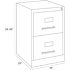 Hirsh Ready-To-assemble 48-Inch Wide Mobile Metal Desk For Home Office White