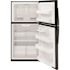 GE ENERGY STAR 21.1 Cu. Ft. Top-Freezer Refrigerator, Black, ADA