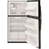 GE ENERGY STAR 21.1 Cu. Ft. Top-Freezer Refrigerator With Ice Maker, Black, ADA