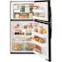 GE ENERGY STAR 21.1 Cu. Ft. Top-Freezer Refrigerator With Ice Maker, Black, ADA