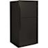 GE ENERGY STAR 21.1 Cu. Ft. Top-Freezer Refrigerator With Ice Maker, Black, ADA