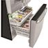 GE ENERGY STAR 17.5 Cu. Ft. Counter-Depth French-Door Refrigerator With Icemaker, Stainless Steel, ADA