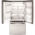 GE ENERGY STAR 17.5 Cu. Ft. Counter-Depth French-Door Refrigerator With Icemaker, Stainless Steel, ADA