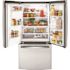 GE ENERGY STAR 17.5 Cu. Ft. Counter-Depth French-Door Refrigerator With Icemaker, Stainless Steel, ADA