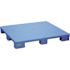Vestil Plps-4840-9l Hygienic Blue Polyethylene Solid Deck Skid With 9 Legs