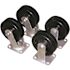Vestil 4800 Lb Glass Filled Nylon Caster Kit 6" X 2"