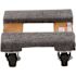 Vestil 900 Lb Capacity Tan Hardwood Carpet End Dolly 18 X 12, Package Of 2