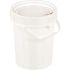 Vestil Plastic Screw Top Pail With Lid/handle,5 Gallon Capacity Package Of 2