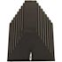 Vestil Rwc-8 Molded Rubber Wheel Chock With Eye Bolt