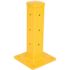 Vestil Rigid Tube Post 43.125 In Drop-In Style-Yellow