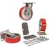 Vestil 3600 Lb Poly-On-steel Caster Kit 6" X 2"
