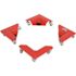 Vestil Corner Mover Dolly Steel 300 Lb. Cap Package Of 4