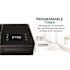 Newair Luma Nugget Countertop Ice Maker, Black Stainless Steel