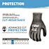 Gorilla Grip A3 Cut Resistant Work Gloves - Small