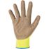 Awp Latex Coated High Visibility Honeycomb Grip Work Gloves - Large
