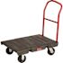 Rubbermaid Commercial 1000 Lb Black Heavy-Duty Platform Truck 36" X 24"