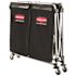 Rubbermaid Commercial Collapsible 8-Bushel X-Cart Basket Black