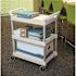 Rubbermaid Commercial Off-White Plastic Utility Cart