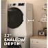 Ge 30 Inch 6.6 Cubic Feet Smart Free-Standing Electric Double Oven