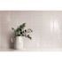 Inoxia Speedtiles Cotton Off White 11.81" X 11.37" Glass Wall Tile, Case Of 6
