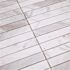 Inoxia Speedtiles Geranium White/gray 11.89"x11.89" Marble Wall Tile, Case Of 6