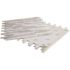 Inoxia Speedtiles Narwhal White/gray 11.93"x11.91" Marble Wall Tile, Case Of 6