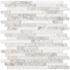 Inoxia Speedtiles Narwhal White/gray 11.93"x11.91" Marble Wall Tile, Case Of 6