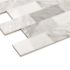 Inoxia Speedtiles Pinot White/gray 11.57"x11.34" Marble Wall Tile, Case Of 6