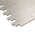 Inoxia Speedtiles Linox Stainless Steel 12.09"x11.67" Metal Wall Tile, Case Of 6