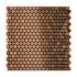 Inoxia Speedtiles Penny Dc 11.97" X 12" Brushed Metal Wall Tile, Case Of 6