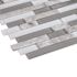 Inoxia Speedtiles Noriker White/gray 11.57"x10.85" Metal Wall Tile, Case Of 6
