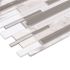 Inoxia Speedtiles Soft Ramp White/gray 11.97"x10.55" Wall Tile, Case Of 6