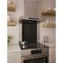 Inoxia Speedtiles Gamma 30" X 31" Ss Backsplash With Black Tempered Glass